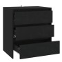 Aparador de madera contrachapada negro 70x41x75 cm de vidaXL, Aparadores - Ref: Foro24-809747, Precio: 93,90 €, Descuento: %