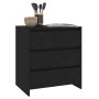 Aparador de madera contrachapada negro 70x41x75 cm de vidaXL, Aparadores - Ref: Foro24-809747, Precio: 93,90 €, Descuento: %