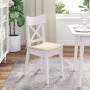 Cojines para asiento 4 pcs Beige 40 x 40 x 3 cm en Decoración | Comprar online en Foru.es