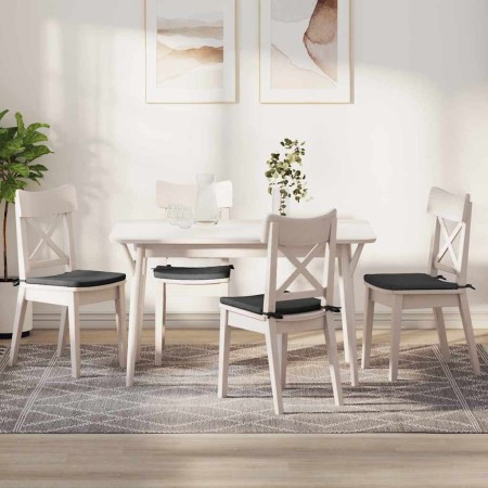 Cojines para asiento 4 pcs Gris oscuro 40 x 40 x 3 cm en Decoración | Comprar online en Foru.es