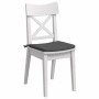 Cojines para asiento 4 pcs Gris oscuro 40 x 40 x 3 cm en Decoración | Comprar online en Foru.es