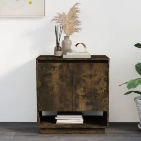 Smoked oak engineered wood sideboard 70x41x75 cm by vidaXL, Sideboards - Ref: Foro24-812990, Price: 57,05 €, Discount: %