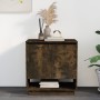 Aparador de madera de ingeniería roble ahumado 70x41x75 cm de vidaXL, Aparadores - Ref: Foro24-812990, Precio: 57,64 €, Descu...