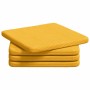 Cojines para asiento 4 pcs Amarillo Claro 40 x 40 x 3 cm en Decoración | Comprar online en Foru.es