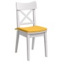 Cojines para asiento 4 pcs Amarillo Claro 40 x 40 x 3 cm en Decoración | Comprar online en Foru.es