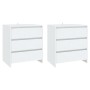 Aparador de 3 piezas madera manufacturada blanca de vidaXL, Aparadores - Ref: Foro24-3098065, Precio: 242,30 €, Descuento: %