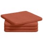 Cojines para asiento 4 pcs Rojo Naranja 40 x 40 x 3 cm en Decoración | Comprar online en Foru.es