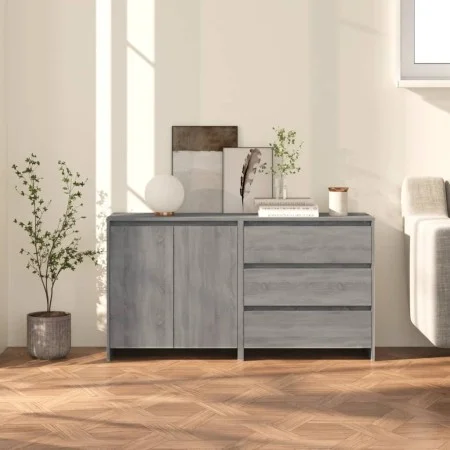 Aparador de 2 piezas madera manufacturada gris Sonoma de vidaXL, Aparadores - Ref: Foro24-3098063, Precio: 154,00 €, Descuent...