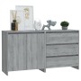 Aparador de 2 piezas madera manufacturada gris Sonoma de vidaXL, Aparadores - Ref: Foro24-3098063, Precio: 160,31 €, Descuent...