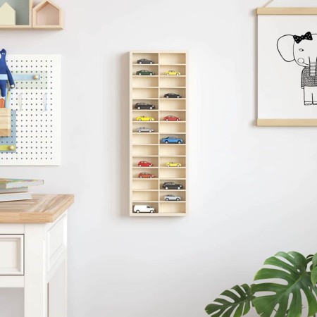 Expositor de Pared Beige 21 x 4,5 x 59 cm Madera de ingeniería en Estanterías | Comprar online en Foru.es