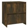 Aparadores 2 uds madera de ingeniería roble ahumado 70x41x75 cm de vidaXL, Aparadores - Ref: Foro24-3098094, Precio: 134,25 €...