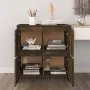 Aparadores 2 uds madera de ingeniería roble ahumado 70x41x75 cm de vidaXL, Aparadores - Ref: Foro24-3098094, Precio: 134,25 €...