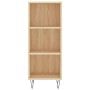 Aparador de madera de ingeniería roble Sonoma 34,5x32,5x90 cm de vidaXL, Aparadores - Ref: Foro24-828727, Precio: 44,84 €, De...