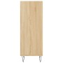 Aparador de madera de ingeniería roble Sonoma 34,5x32,5x90 cm de vidaXL, Aparadores - Ref: Foro24-828727, Precio: 44,84 €, De...
