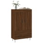 Aparador alto madera de ingeniería roble marrón 69,5x31x115 cm de vidaXL, Aparadores - Ref: Foro24-830323, Precio: 84,98 €, D...