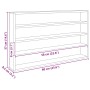 Expositor de Pared Beige 60 x 8,5 x 37 cm Madera de ingeniería en Estanterías | Comprar online en Foru.es