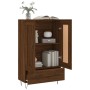 Aparador alto madera de ingeniería roble marrón 69,5x31x115 cm de vidaXL, Aparadores - Ref: Foro24-830323, Precio: 84,98 €, D...