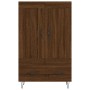Aparador alto madera de ingeniería roble marrón 69,5x31x115 cm de vidaXL, Aparadores - Ref: Foro24-830323, Precio: 84,98 €, D...