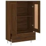 Aparador alto madera de ingeniería roble marrón 69,5x31x115 cm de vidaXL, Aparadores - Ref: Foro24-830323, Precio: 83,96 €, D...