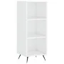 Estantería madera de ingeniería blanco brillo 34,5x32,5x90 cm de vidaXL, Aparadores - Ref: Foro24-828702, Precio: 43,41 €, De...