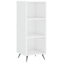 Estantería madera de ingeniería blanco brillo 34,5x32,5x90 cm de vidaXL, Aparadores - Ref: Foro24-828702, Precio: 43,92 €, De...