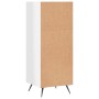 Estantería madera de ingeniería blanco brillo 34,5x32,5x90 cm de vidaXL, Aparadores - Ref: Foro24-828702, Precio: 43,92 €, De...