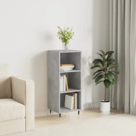 Aparador de madera de ingeniería gris hormigón 34,5x32,5x90 cm de vidaXL, Aparadores - Ref: Foro24-828712, Precio: 37,13 €, D...