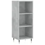 Aparador de madera de ingeniería gris hormigón 34,5x32,5x90 cm de vidaXL, Aparadores - Ref: Foro24-828712, Precio: 37,13 €, D...