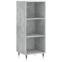 Aparador de madera de ingeniería gris hormigón 34,5x32,5x90 cm de vidaXL, Aparadores - Ref: Foro24-828712, Precio: 37,47 €, D...