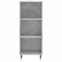Aparador de madera de ingeniería gris hormigón 34,5x32,5x90 cm de vidaXL, Aparadores - Ref: Foro24-828712, Precio: 37,13 €, D...