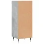 Concrete gray engineered wood sideboard 34.5x32.5x90 cm by vidaXL, Sideboards - Ref: Foro24-828712, Price: 37,13 €, Discount: %