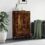Aparador alto madera de ingeniería roble ahumado 69,5x31x115 cm de vidaXL, Aparadores - Ref: Foro24-830353, Precio: 95,43 €, ...