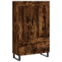 Aparador alto madera de ingeniería roble ahumado 69,5x31x115 cm de vidaXL, Aparadores - Ref: Foro24-830353, Precio: 95,43 €, ...