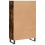 Aparador alto madera de ingeniería roble ahumado 69,5x31x115 cm de vidaXL, Aparadores - Ref: Foro24-830353, Precio: 94,21 €, ...