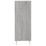 Aparador de madera de ingeniería gris Sonoma 34,5x32,5x90 cm de vidaXL, Aparadores - Ref: Foro24-828722, Precio: 46,66 €, Des...