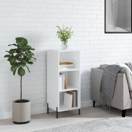 Aparador madera de ingeniería blanco brillante 34,5x32,5x90 cm de vidaXL, Aparadores - Ref: Foro24-828742, Precio: 55,14 €, D...