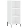 Aparador madera de ingeniería blanco brillante 34,5x32,5x90 cm de vidaXL, Aparadores - Ref: Foro24-828742, Precio: 55,14 €, D...