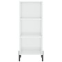 Aparador madera de ingeniería blanco brillante 34,5x32,5x90 cm de vidaXL, Aparadores - Ref: Foro24-828742, Precio: 55,14 €, D...