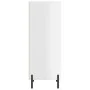 Aparador madera de ingeniería blanco brillante 34,5x32,5x90 cm de vidaXL, Aparadores - Ref: Foro24-828742, Precio: 54,49 €, D...
