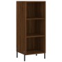 Aparador de madera de ingeniería marrón roble 34,5x32,5x90 cm de vidaXL, Aparadores - Ref: Foro24-828747, Precio: 38,61 €, De...