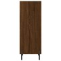 Aparador de madera de ingeniería marrón roble 34,5x32,5x90 cm de vidaXL, Aparadores - Ref: Foro24-828747, Precio: 38,61 €, De...