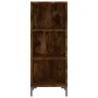 Aparador de madera de ingeniería roble ahumado 34,5x32,5x90 cm de vidaXL, Aparadores - Ref: Foro24-828737, Precio: 48,65 €, D...