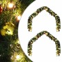Guirnalda de Navidad con 600 LED 2 pcs Verde PVC en Decoración Festiva y Estacional | Comprar online en Foru.es