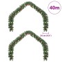 Guirnalda de Navidad con 600 LED 2 pcs Verde PVC en Decoración Festiva y Estacional | Comprar online en Foru.es