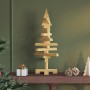 Árbol de Navidad de madera Marrón 60 cm Madera maciza de pino en Decoración Festiva y Estacional | Comprar online en Foru.es