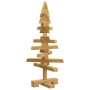 Árbol de Navidad de madera Marrón 60 cm Madera maciza de pino en Decoración Festiva y Estacional | Comprar online en Foru.es