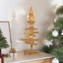 Árbol de Navidad de madera Marrón 60 cm Madera maciza de pino en Decoración Festiva y Estacional | Comprar online en Foru.es