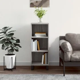 Aparador de madera de ingeniería gris Sonoma 34,5x32,5x90 cm de vidaXL, Aparadores - Ref: Foro24-828762, Precio: 51,47 €, Des...