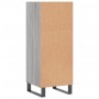 Aparador de madera de ingeniería gris Sonoma 34,5x32,5x90 cm de vidaXL, Aparadores - Ref: Foro24-828762, Precio: 52,09 €, Des...