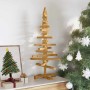 Árbol de Navidad de madera Marrón 90 cm Madera maciza de pino en Decoración Festiva y Estacional | Comprar online en Foru.es